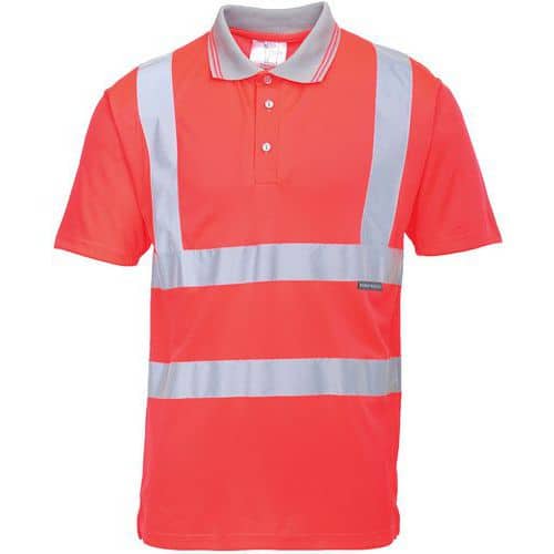 S477 High-Visibility Short Sleeve Polo Shirt - Portwest