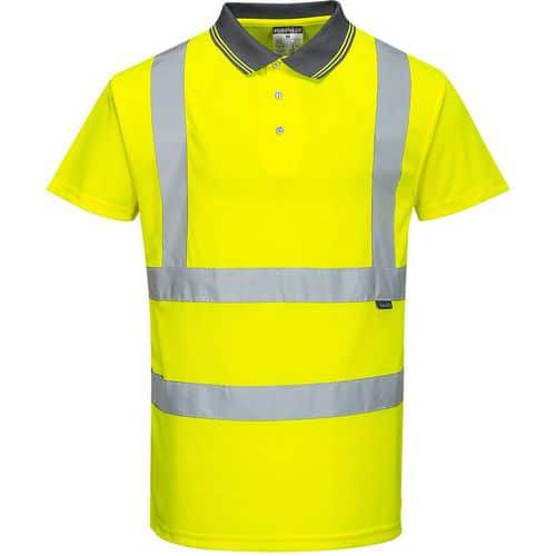 S477 High-Visibility Short Sleeve Polo Shirt - Portwest