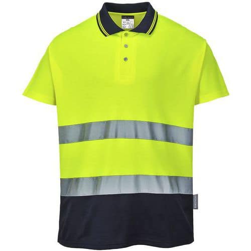 S174 High-Visibility Cotton Polo Shirt - Portwest