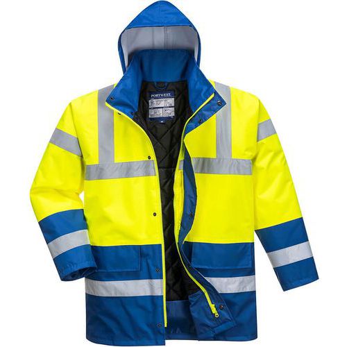 S466 High-Visibility Traffic Rain Jacket - Portwest