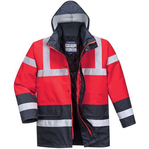 S466 High-Visibility Traffic Rain Jacket - Portwest