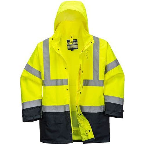 S768 High-Visibility 5-in-1 Executive Jacket - Portwest