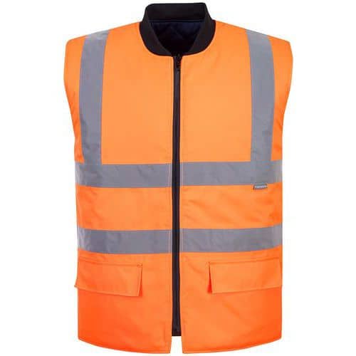 S469 High-Visibility Reversible Bodywarmer - Portwest