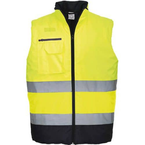 S267 High-Visibility Two-Tone Bodywarmer - Portwest