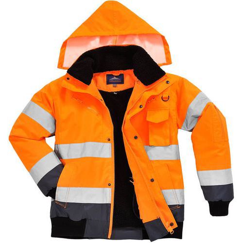 S266 High-Visibility Two Tone Bomber Jacket - Portwest