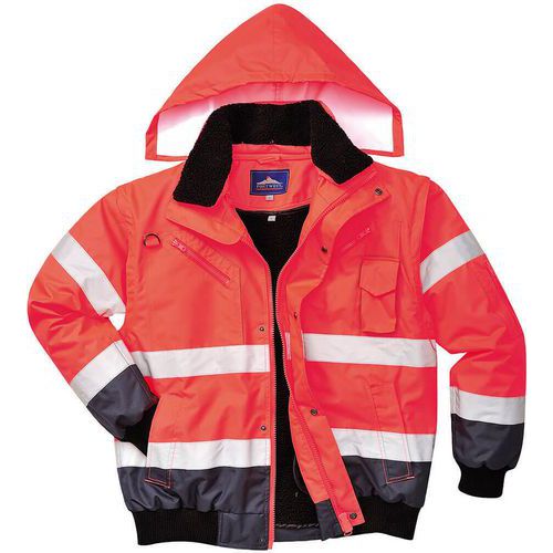 C465 High-Visibility Two Tone Bomber Jacket - Portwest