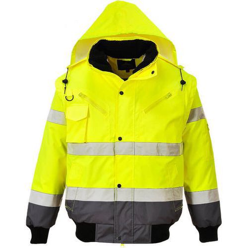 C465 High-Visibility Two Tone Bomber Jacket - Portwest