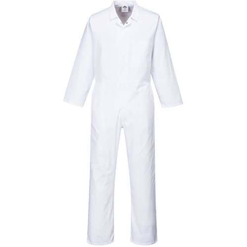 Men's White Kitchen Boilersuits/Overalls - Small-XXXL - Portwest UK