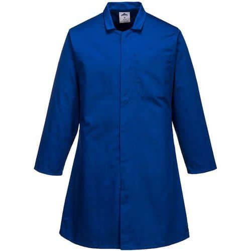 Royal Blue Mens Food Coats - S-XXXL - Kitchen Workwear - Portwest UK