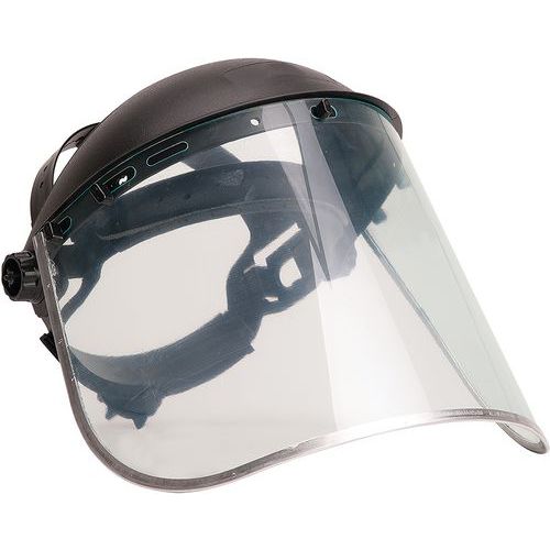 Protective Face Mask - Clear Visor Safety Shields - Portwest PW96 Plus