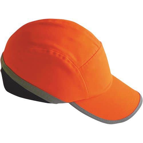 Bump PPE Cap/Hat - Long Visor - Orange Or Yellow - EN 812 - Portwest