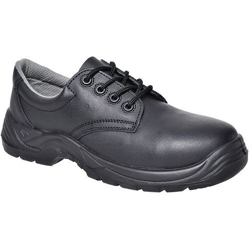 Black Unisex ESD Safety Shoes - Composite Toecap - 36-48 - Portwest UK