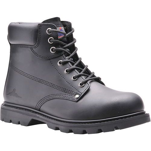 Black SBP Goodyear Welted Leather Safety Boots - 39-48 - Portwest UK