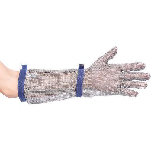 Long Chainmail Glove - Size 7-10 - Food Safe Stainless Steel -Portwest