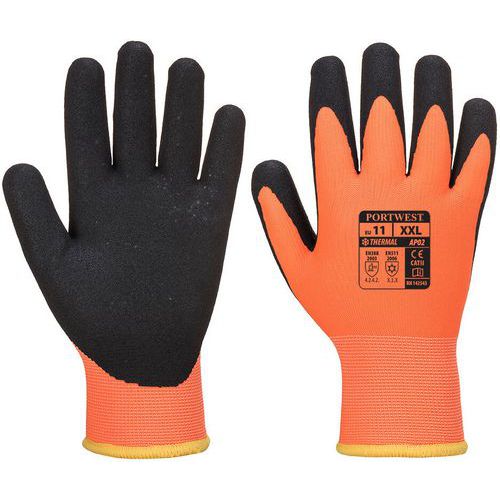 Thermal Water/Oil-Repellent Gloves - Size 8-11 - Portwest UK