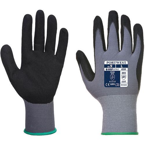 Grey Handling Gloves - Size 7-11 - 15 Gauge Liner - Portwest A350