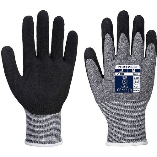 Grey Level E Glove - Size 7-11 - A6 Cut-Resistant Glove - Portwest