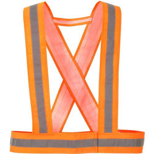 Hi-Vis Strap/Harness Vest - Work Safety - Orange Or Yellow - Portwest