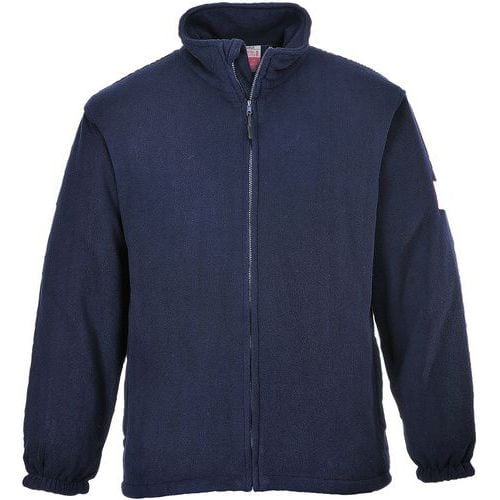 Dark Blue Flame Resistant Anti Static Fleece Jacket - FR30 Portwest UK