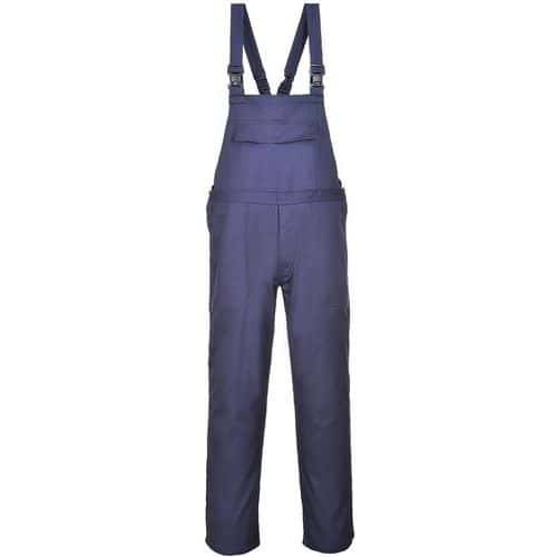 Dark Blue Bib & Brace Dungaree/Overalls - Small-XXXL - Portwest UK