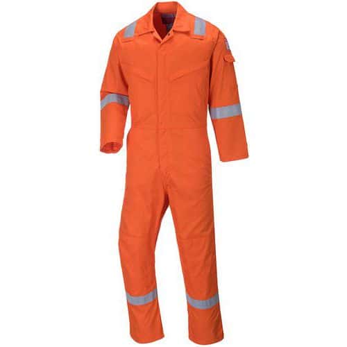 Orange Flame Resistant Boilersuit/Coverall - Size 36-54 - Portwest UK