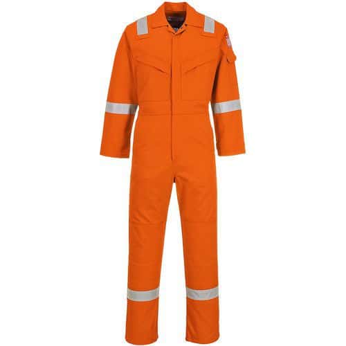 Orange Flame/Static Resistant Boilersuit/Coverall -XS-5XL -Portwest UK