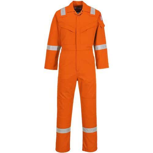 Orange Flame/Static Resistant Boilersuit/Coverall - Tall Fit -Portwest