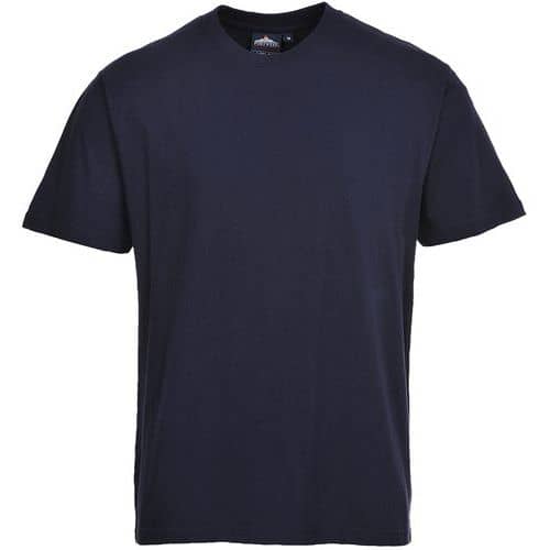 Dark Blue Unisex T-Shirts - S-XXXL - Cotton Workwear - Portwest UK