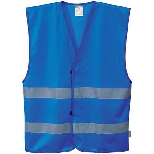 Blue High Vis Vest - Small To XXXL - 125g - Iona MeshAir Portwest