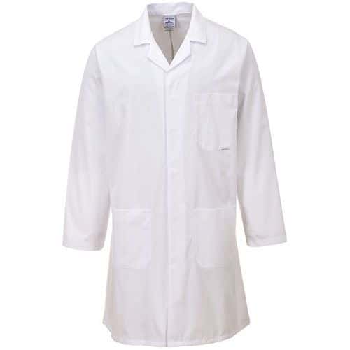 White Lab Coat - XS To 5XL - Unisex - Lightweight 245g - Portwest