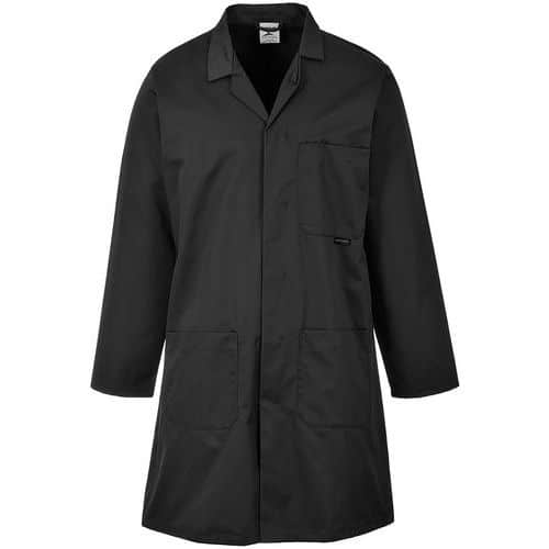 Black Lab Coat - Small To XXL - Unisex - Lightweight 245 g - Portwest