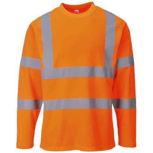 S278 High-Visibility Long Sleeve T-Shirt - Portwest