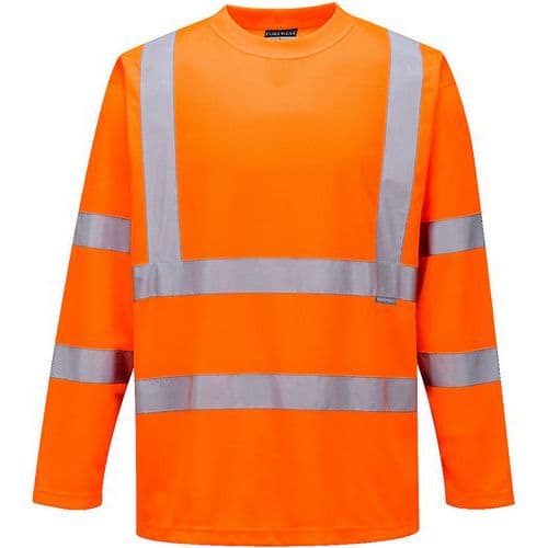 S278 High-Visibility Long Sleeve T-Shirt - Portwest