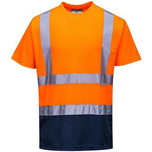 S378 Two-Tone Short Sleeve T-Shirt - Portwest