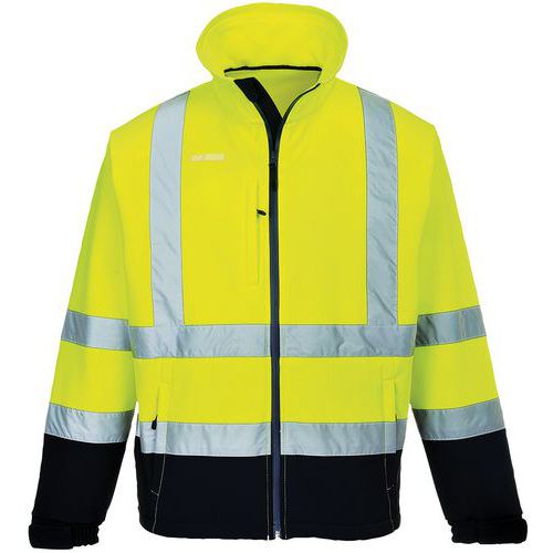 S425 High-Visibility Softshell Jacket - Portwest