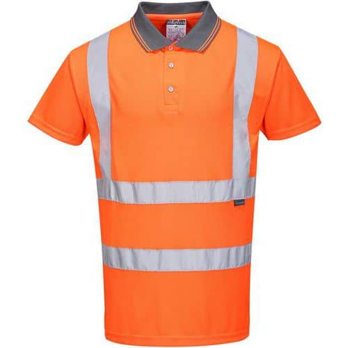 RT22 High-Visibility RIS Short Sleeve Polo Shirt - Portwest