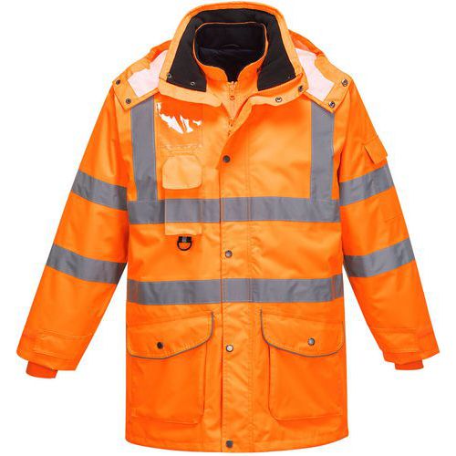 RT27 High-Visibility 7-in-1 Traffic Jacket - Portwest