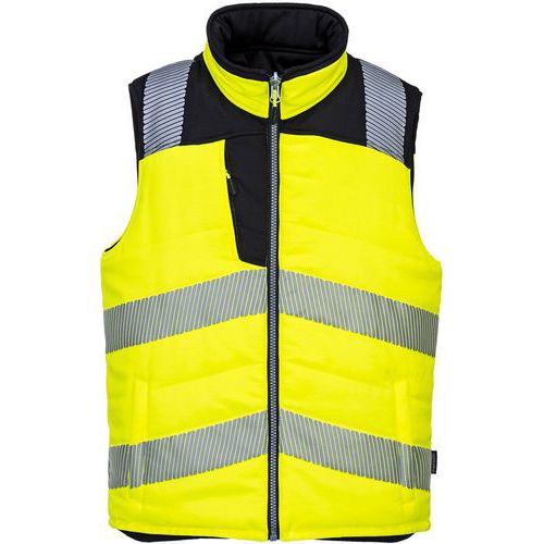 PW374 High-Visibility Reversible Bodywarmer - Portwest