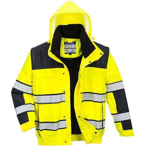 C466 High-Visibility 3-in-1 Bomber Jacket - Portwest