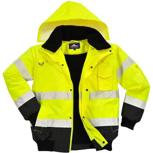 C465 High-Visibility Two Tone Bomber Jacket - Portwest