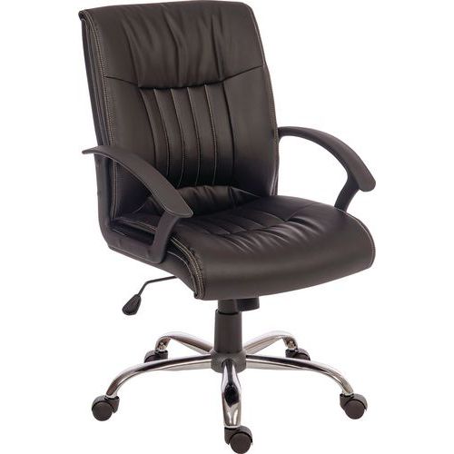 Executive Office Chair - Black Swivelling Desk Chairs - Milan Teknik