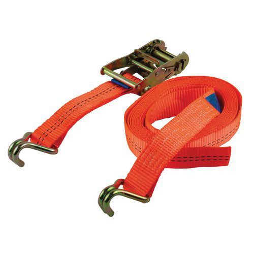 Ratchet strap 5 m x 35 mm - Mondelin