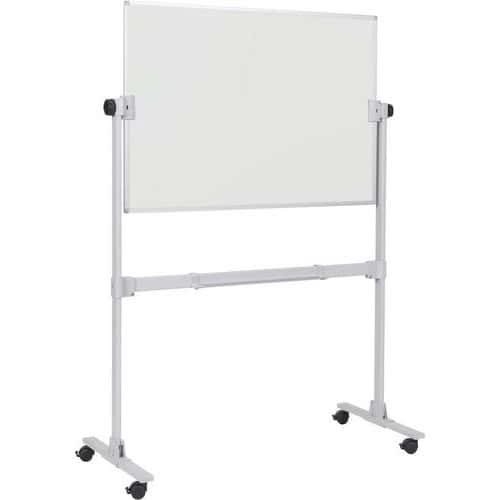 Double-Sided Revolving Magnetic Whiteboard - Dry Erase -HxW 75x106.5cm