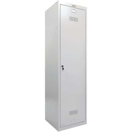 Phoenix CD Series 1-Door Grey Locker - Clean/Dirty Storage - Key Lock