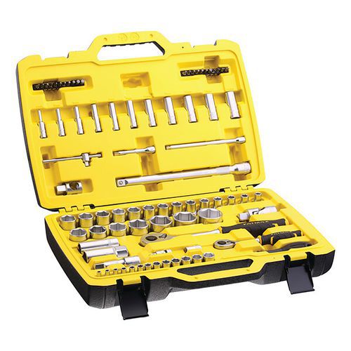 Fatmax 1/4 + 1/2 tool set - 81 pcs - STANLEY