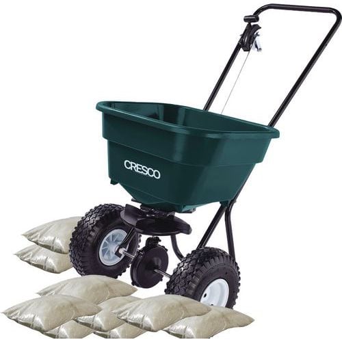 30kg Premium Salt Spreader and 200kg Salt Bundle