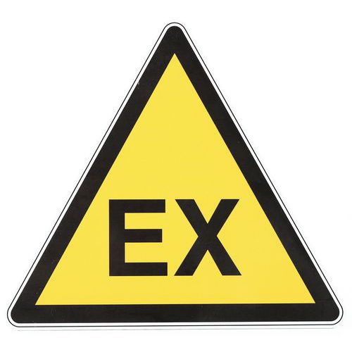 Warning sign - Explosive atmosphere - Aluminium