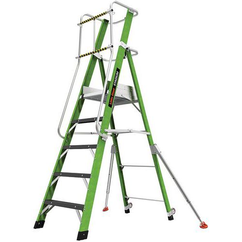Safety Step Ladder - 3 To 7 Rungs - Little Giant Stadium 2.0