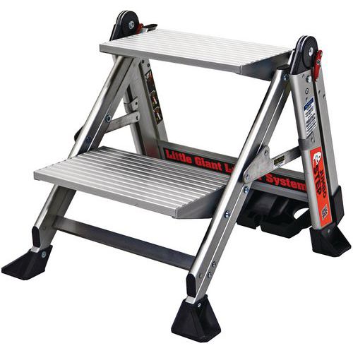 Wide Step Ladder - 2 To 4 Steps - Little Giant Jumbo Step