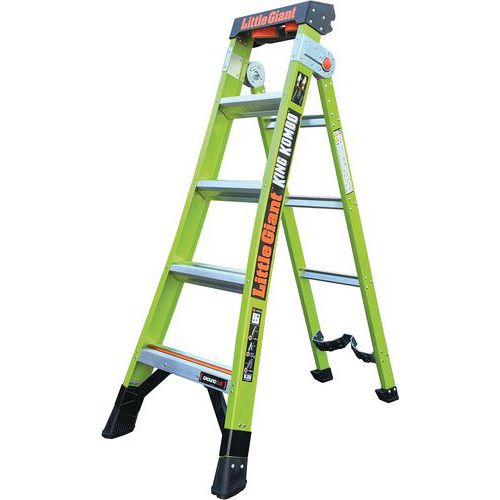 Combo Extension/Step Ladder - 5 To 6 Steps - Little Giant King Kombo